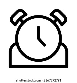 alarm icon or logo isolated sign symbol vector illustration - high quality black style vector icons
