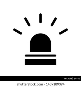 Alarm icon logo vector illustration. EPS 10