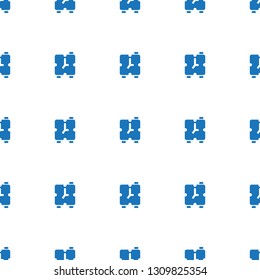 alarm icon pattern seamless white background. Editable filled alarm icon. alarm icon pattern for web and mobile.