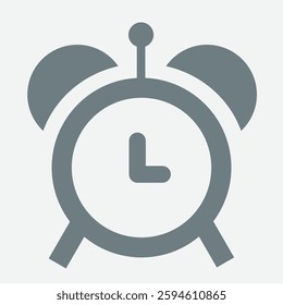 Alarm icon representing alerts, notifications, reminders, and time management.