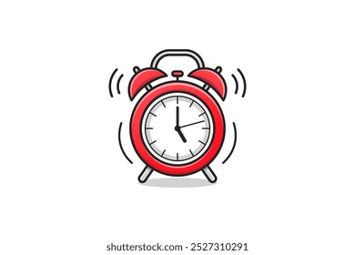 alarm icon rings at 5 am
