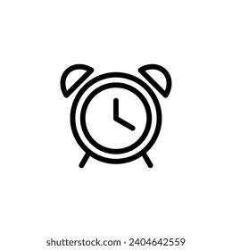 Alarm icon simple clock vector perfect illustration