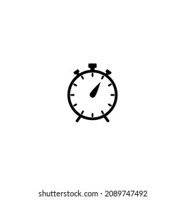 Icono de alarma. Diseño vectorial de icono de Stopwatch