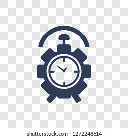 Alarm icon. Trendy Alarm logo concept on transparent background from Human Resources collection