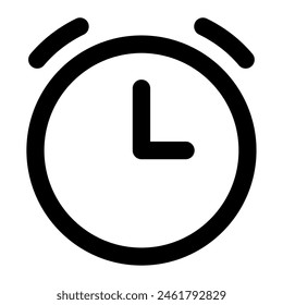 Alarm icon for uiux, web, app, infographic, etc