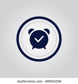 Alarm icon vector