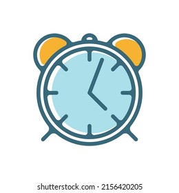 Alarm icon vector, Clock icon for computer, web, school.