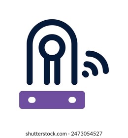 Alarmsymbol. Zweifarbiges Vektorgrafik-Symbol für Ihre Website, Ihr Handy, Ihre Präsentation und Ihr Logo-Design.