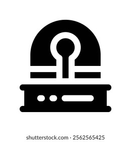 alarm icon. vector glyph icon for your website, mobile, presentation, and logo design.