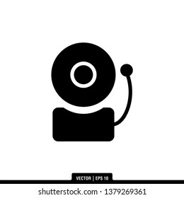 Alarm Icon Vector Illustration Logo Template