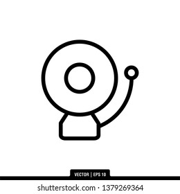 Alarm Icon Vector Illustration Logo Template