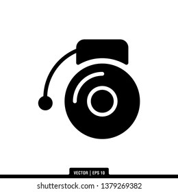 Alarm Icon Vector Illustration Logo Template