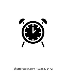  Alarm icon vector illustration logo template for many purpose. Isolated on white background.