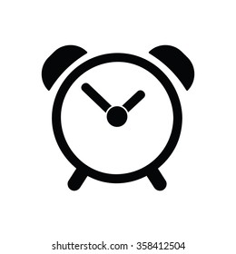 Alarm icon Vector Illustration on the white background.