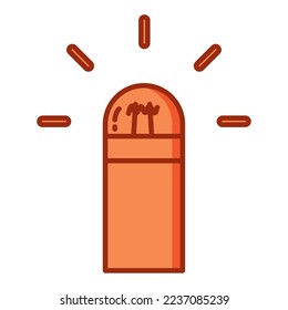 alarm icon vector image with white background