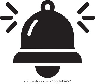 Alarm Icon Vector Silhouette , Alarm Vector , Alarm Illustration Silhouette Line Art