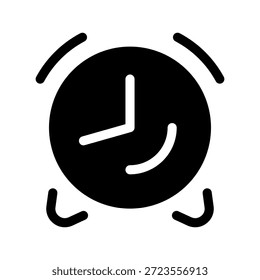 Ilustración de diseño de símbolo de Vector de icono de alarma