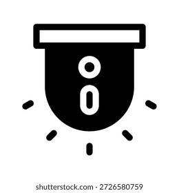 Ilustración de diseño de símbolo de Vector de icono de alarma