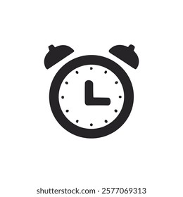 alarm icon vector. alarm symbols. clock vector