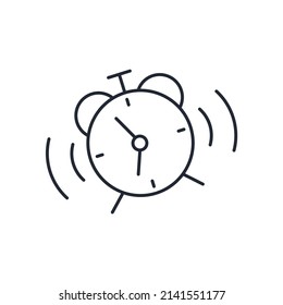 Alarm icons  symbol vector elements for infographic web