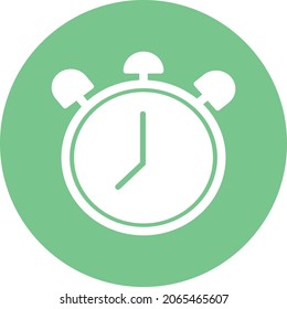 Alarm Isolated Vector icon which can easily modify or edit

