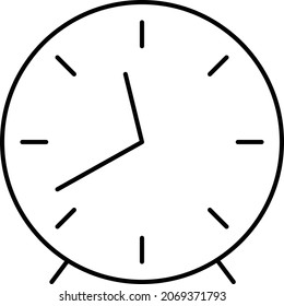 Alarm Isolated Vector icon which can easily modify or edit

