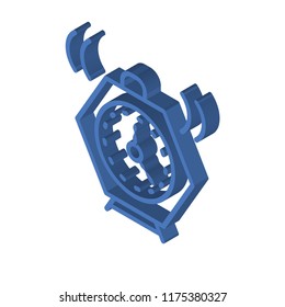 Alarm isometric left top view 3D icon