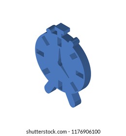 Alarm isometric left top view 3D icon
