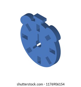Alarm isometric left top view 3D icon