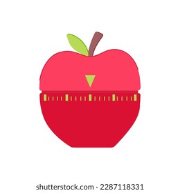 alarm kitchen timer cartoon. food speed, equipment countdown alarm kitchen timer sign. isolated symbol vector illustration