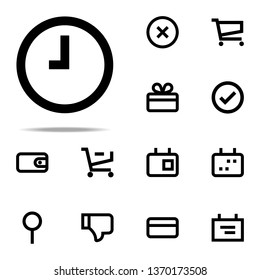 alarm later icon. web icons universal set for web and mobile