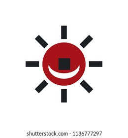 alarm led vector icon