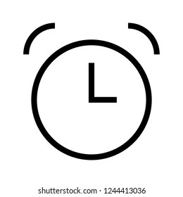  alarm line icon