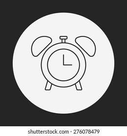 alarm line icon