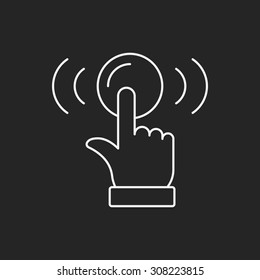 alarm line icon