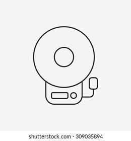 alarm line icon