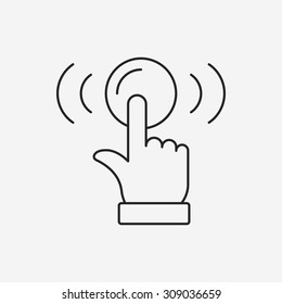 alarm line icon