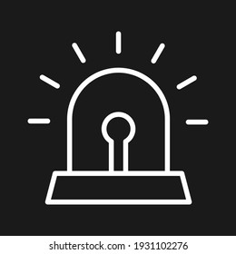 Alarm, Benachrichtigung, Warnsymbol, Vektorbild. Kann auch für die Cybersicherheit verwendet werden. Geeignet für den Einsatz in Web-Apps, mobilen Apps und Printmedien.