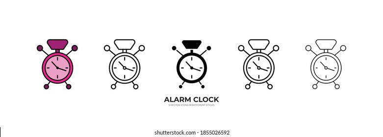 Alarm Oclock Vector Type Icon