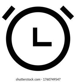 Alarm on vector icon graphic design