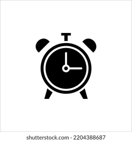 alarm ring signal icon vector. alarm clock vector icon isolated on white background, simple line outline style
