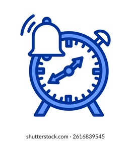 Alarm Ringing Icon Element For Design