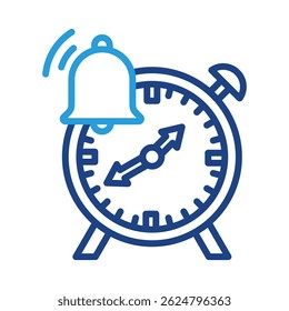 Alarm Ringing Icon Element For Design