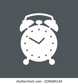 С alarma de bloqueo hace sonar la calidad de la ilustración de vector cortada