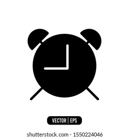 Alarm Simple Icon Logo Template