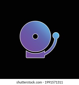Alarm Siren blue gradient vector icon