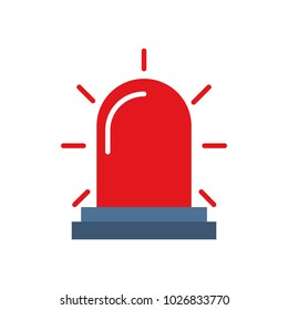 Alarm Siren Isolated Stock Vector (Royalty Free) 1026840118 | Shutterstock