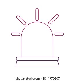 Alarm siren light