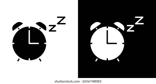 Alarm snooze icon Vector scalable graphics