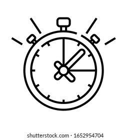 Alarm sound line icon, concept sign, outline vector illustration, linear symbol.